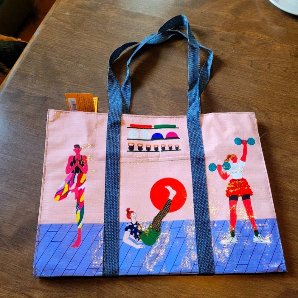 Working It Out Blue Q Bag